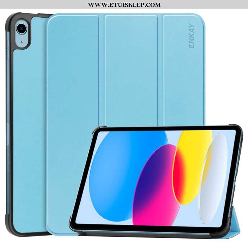 Etui Na Telefon do iPad 10.9" (2022) Sztuczna Skóra Enkay